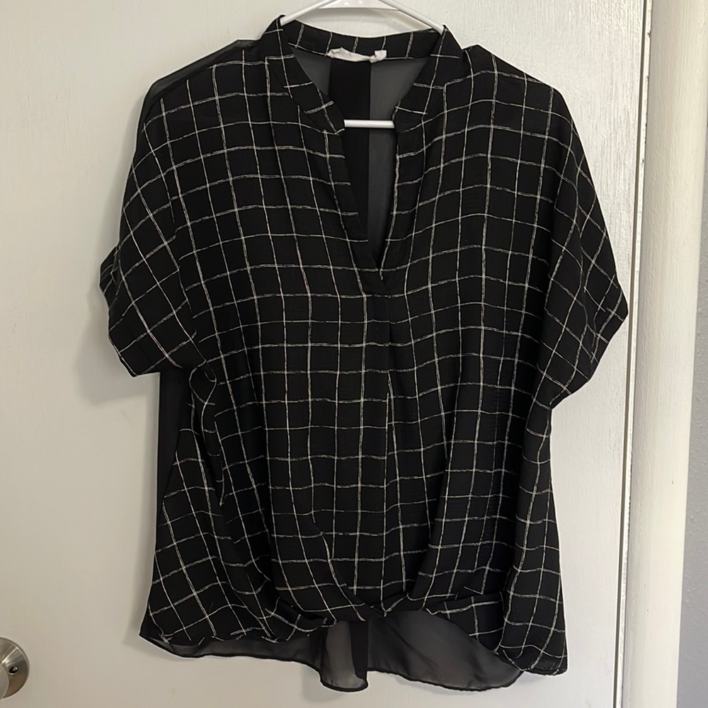 Sheer Black Tunic